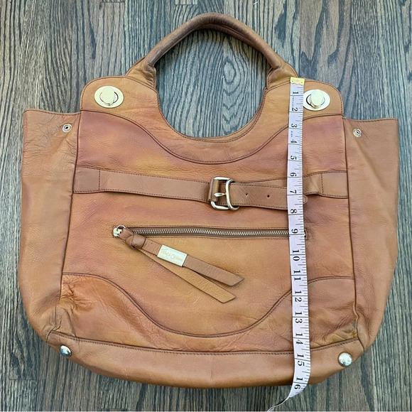 Foley + Corinna Tan Leather Shoulder Bag - Picture 10 of 10